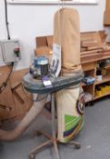 Record Power DMX1000 Drillmaster 240V double bag dust extraction unit, serial number 13.002 (Located