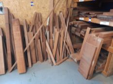 Quantity of Utile, Various lengths of 2 to 4m and thickness. VIEWING STRONGLY RECOMMENDED (Located