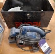 Ryobi L-1835 230V hand held sander with box (Located in Axminster, Devon)