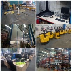 Short Notice Online Auction – Over 600 Bays Pallet Racking, General Warehouse & Factory Equipment