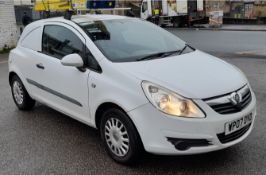 Vauxhall Corsa 1.3 CDTi 16V Van Diesel, Registration WP07 OYD, Mileage 149,000. Date First