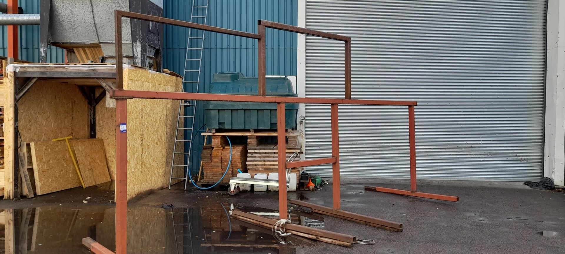 Steel Fabricated Truss Frame