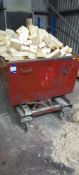 Steel Mobile Forklift Tipping Skip