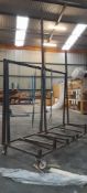 Steel Fabricated Vertical Materials Trolley
