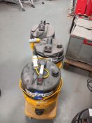 3x dry industrial vacuum cleaners (The items in this lot have been utilised in Asbestos removal