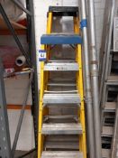 2x 7 tread & a 5 tread step ladder