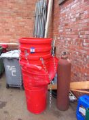 Plastic rubbish shoot