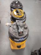 3x dry industrial vacuum cleaners (The items in this lot have been utilised in Asbestos removal