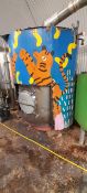 Stainless Steel Jacketed 2200Ltr Kettle fitted 1 X 54kw Heating Element, 3in Outlet Please note,