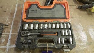 Bahco 24 Piece Dynamic Drive Socket Set (1 piece missing)