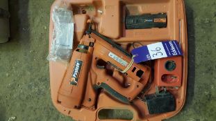 Paslode Battery Operated Stapler c/w Carry Case & Charger