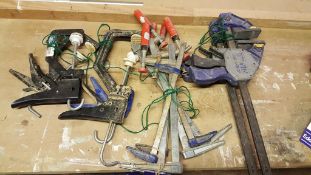 Qty of Assorted Quick Grip Clamps