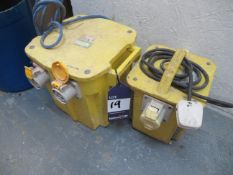 2 Various 110volts Transformers