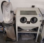 Unknown glass bead blast cabinet with Metabo SPA12