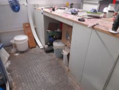 Versatool ex Rolls Royce laboratory engineers work bench (Approx. 1800 x 800), contents not included