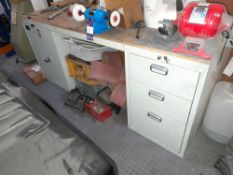 Versatool ex Rolls Royce laboratory engineers work bench (Approx. 1800 x 800), with 1 x double