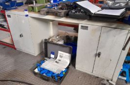 Versatool ex Rolls Royce laboratory engineers work bench (Approx. 1800 x 800), with 2 x double