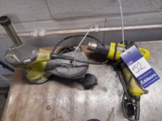 Ryobi heat gun, and Ryobi ROS300 sander