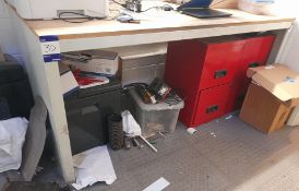 Versatool ex Rolls Royce laboratory engineers work bench (Approx. 1800 x 800), contents not included