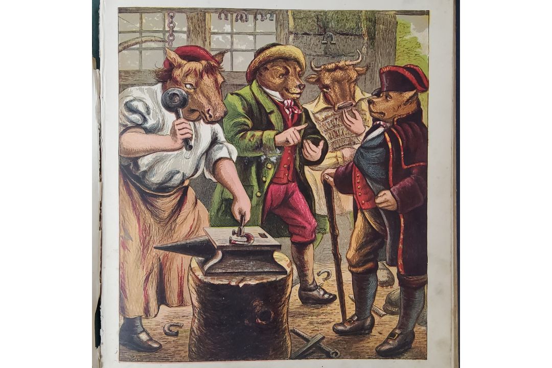 Children's Books - Reynold The Fox, published by Raphael Tuck & Sons No.1069 story book; Old Friends - Image 4 of 13