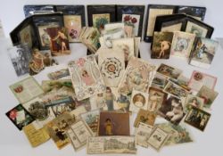 Ephemera - George IV and later - including Victorian and later scrapbook cut outs; Early