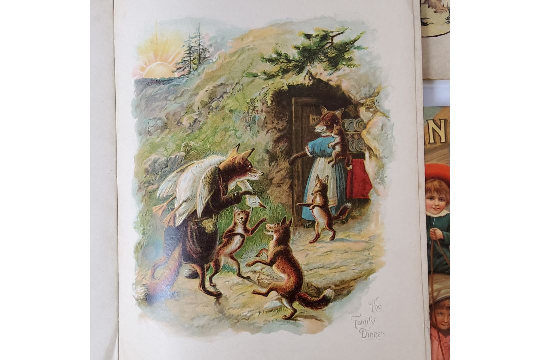 Children's Books - Reynold The Fox, published by Raphael Tuck & Sons No.1069 story book; Old Friends - Image 7 of 13
