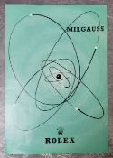 Rolex - a scarce 1960's Rolex Oyster Perpetual Milgauss 4 page product leaflet, mint, no dealer