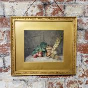 A G Stevens (early 20th century English school) Observational study of a summer harvest Watercolour,