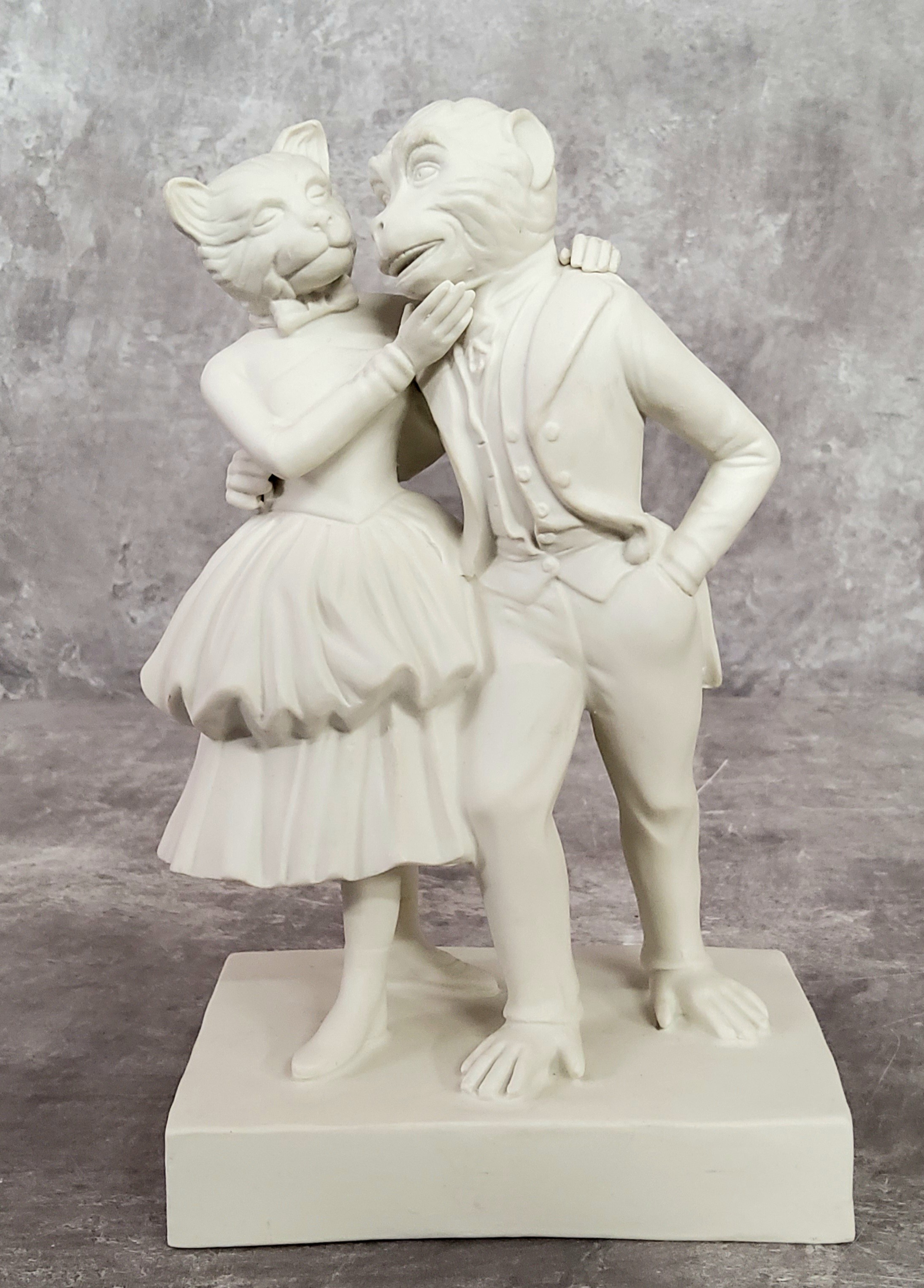 Coalport for Compton & Woodhouse limited edition no. 295/500 figural group Beauty & The Beast,