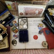 Gentleman's Effects - Four silver Mellersh & Neale darts league fobs circa 1930/40; silver