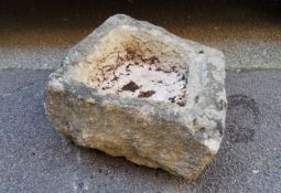 A Derbyshire gritstone trough .
