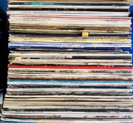 Vinyl LPs a substantial quantity of LP's including Rod Stewart whisky glass shaped sleeve