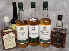 A 1980's boxed House of Lords 12 year old De Luxe blended Scotch whisky, boxed; A 75cl bottle of