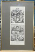 AFTER WILLIAM HOGARTH FRSA (1697-1764) THE COMPANY OF UNDERTAKERS AND DATUR VACUUM