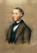 E MEYER (19TH CENTURY ENGLISH SCHOOL) PORTRAIT OF HENRY COLLINGWOOD BLACKETT