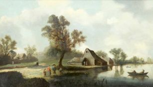 19TH CENTURY DUTCH SCHOOL RURAL LANDSCAPE