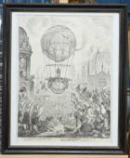 AFTER JAMES GILLRAY (1756-1815) HE STEERS HIS FLIGHT ALOFT...