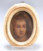 CONTINENTAL SCHOOL LATE 19TH CENTURY PORTRAIT OF A LADY POSSIBLY AFTER DEL SARTO