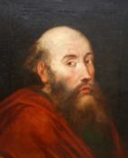17TH/18TH CENTURY FLEMISH SCHOOL PORTRAIT OF A SAINT