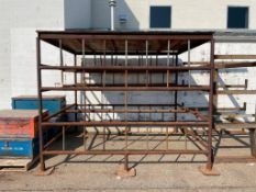 Steel Storage Rack w. Roof