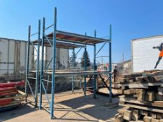 Lot of (2) Sections of Pallet Racking