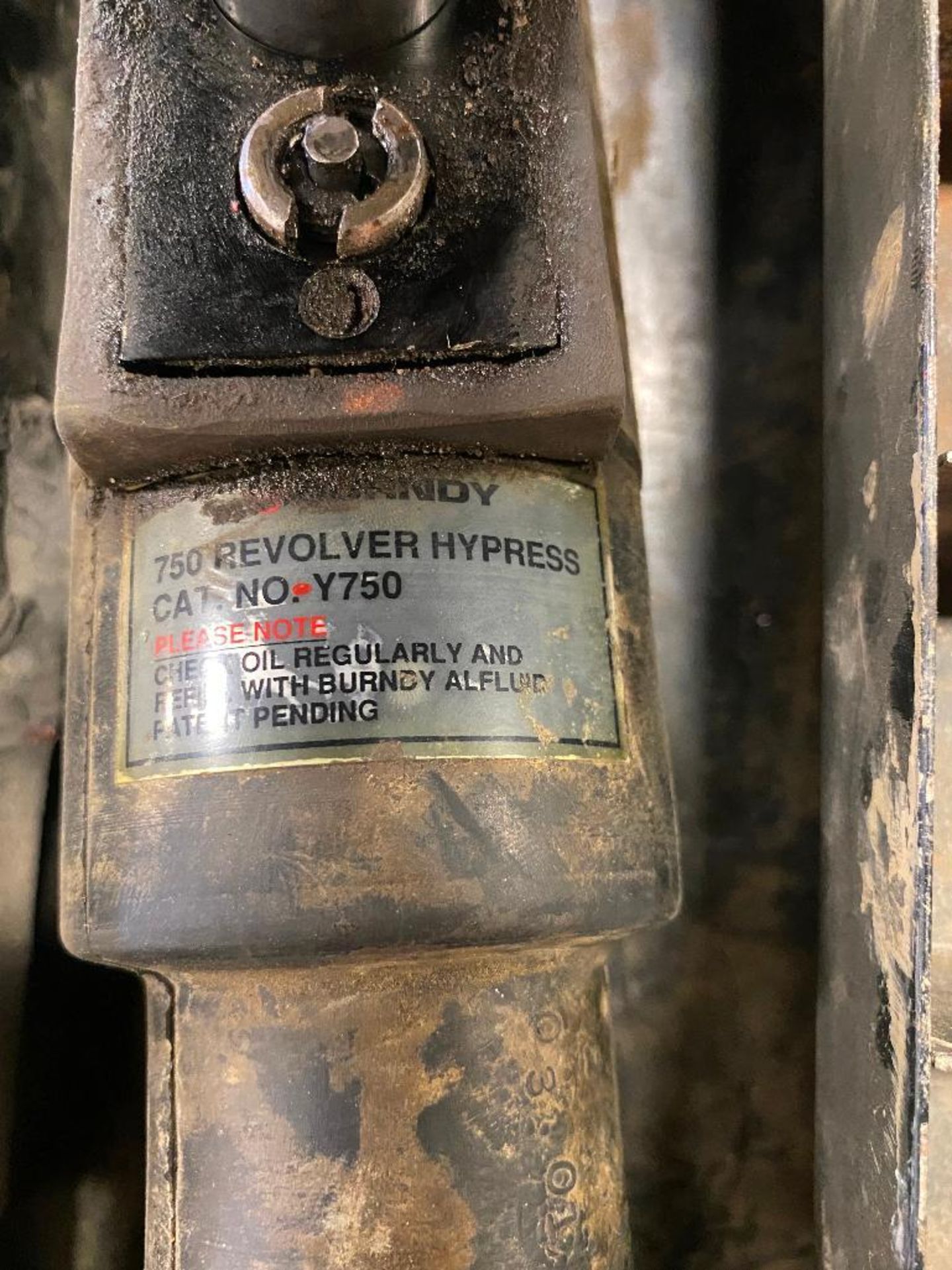 Burndy Hypress 750 Revolver Hydraulic Crimper - Image 3 of 3
