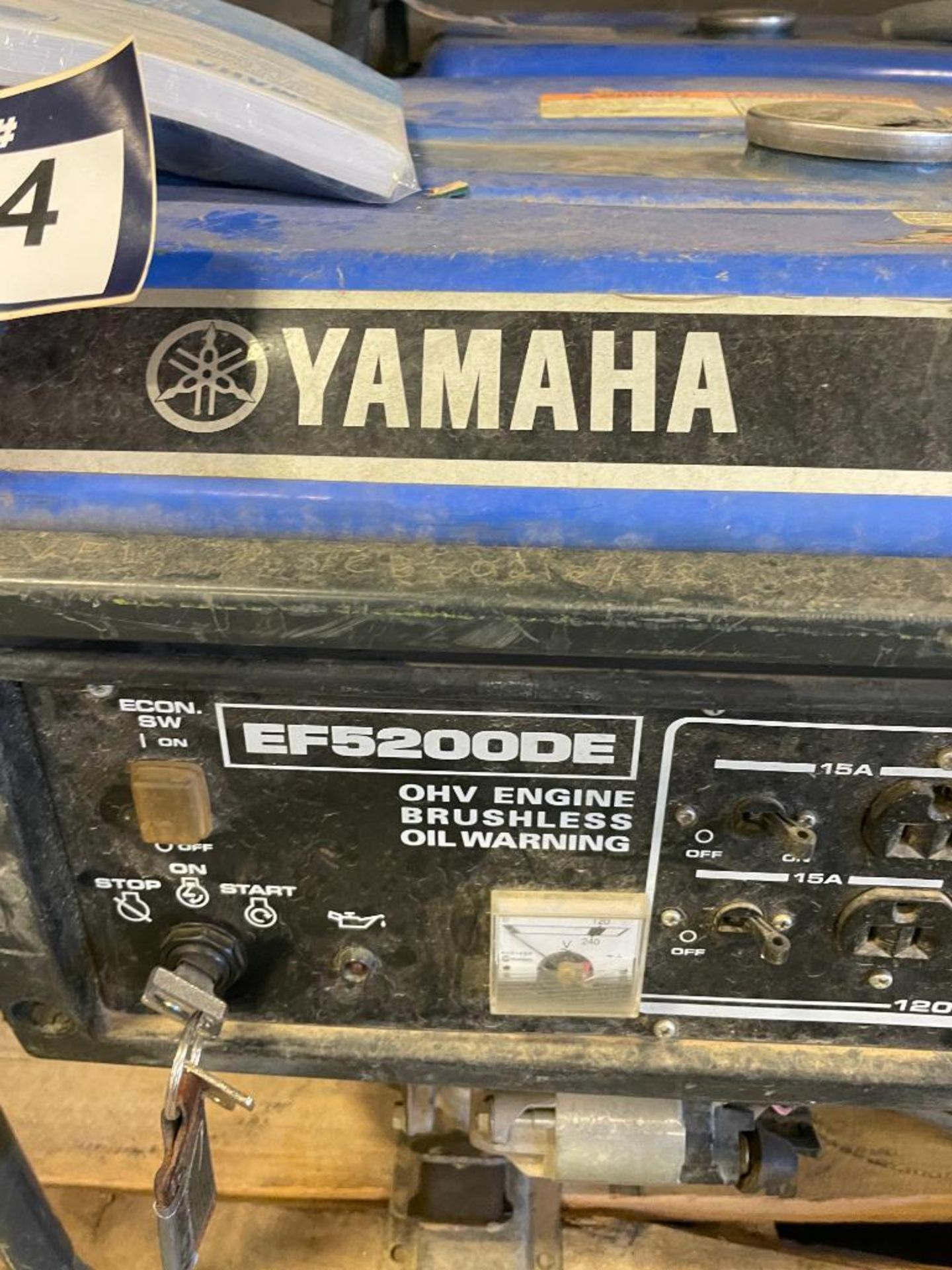 Yamaha EF5200DE Generator - Image 2 of 2