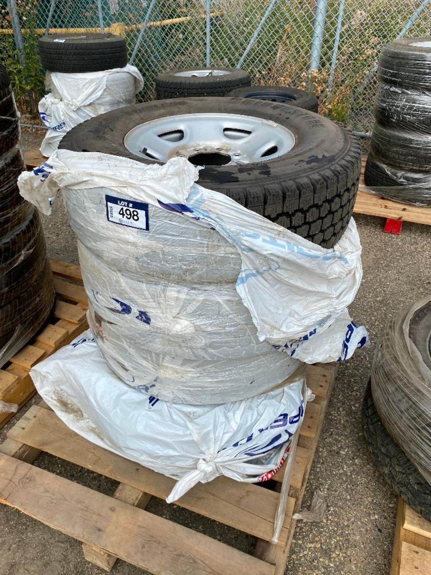 Lot of (4) LT24575R16 Tires w/ Rims