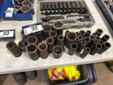 Lot of (36) Asst. HD Sockets