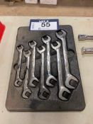 Snap-On Metric Crows Foot Wrench Set w/ Snap-On Tray