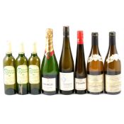 Ten bottles of assorted table wines