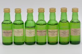 Cadenhead's Miniature Authentic Collection, seven Highland whiskies