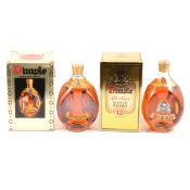 Dimple, 12 year old, blended Scotch whisky, 1980s bottlings