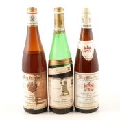 Three bottles of Riesling